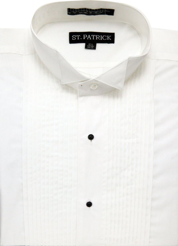 Tuxedo Wing Tip Collar Shirt